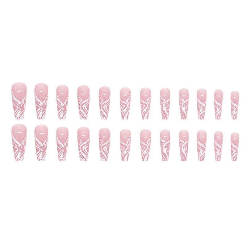 Arte De Uñas De Bailarina Ondulado Largo De Resina al por mayor
